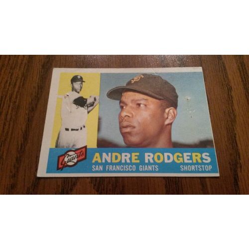 1960 Topps Card # 431 Andre Rodgers Poor (1) San Francisco Giants