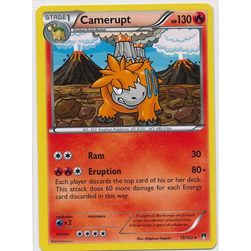 Pokemon XY BREAKPoint #013/122 Camerupt
