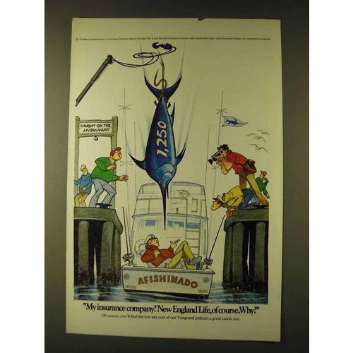 1979 New England Life Insurance Ad - Of Course