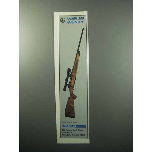 1988 SigArms Sauer 200 American Rifle Ad