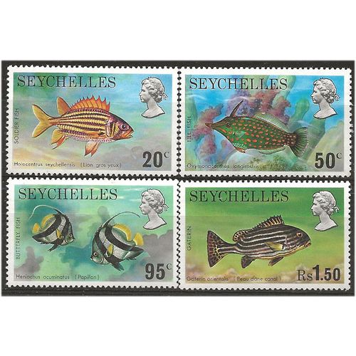 Seychelles 1974 Marine Life Set Unmounted Mint