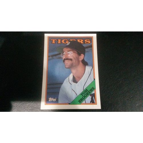 1988 Topps Card # 474 Tom Brookens Excellent (5) Detroit Tigers