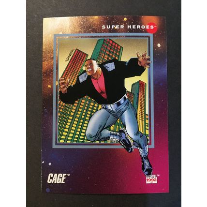 Marvel Universe Series III trading card #18 Cage, excellent condition!