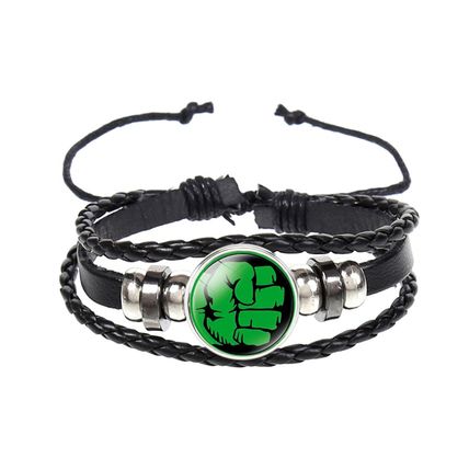 Cool Marvel Superhero Wristband Leather Wrist Bands Bracelet Strap UK Stock