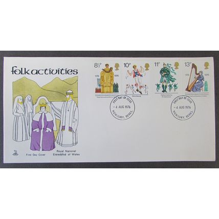 MERCURY - BRITISH CULTURAL TRADITIONS FIRST DAY COVER 1976