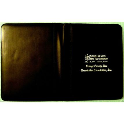 2004 NATIONAL HIGH SCHOOL MOCK TRIAL CHAMPIONSHIP ORLANDO PLEATHER PAD HOLDER +