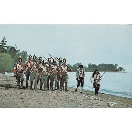 British Scouting Party 1812 War Military Canadian Postcard