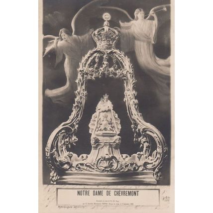 Notre Dame De Chevremont Antique Postcard