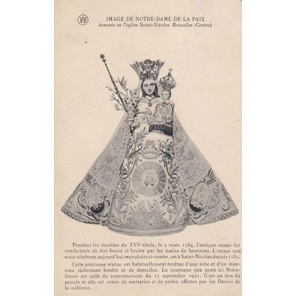 Notre Dame De La Paix Antique Postcard