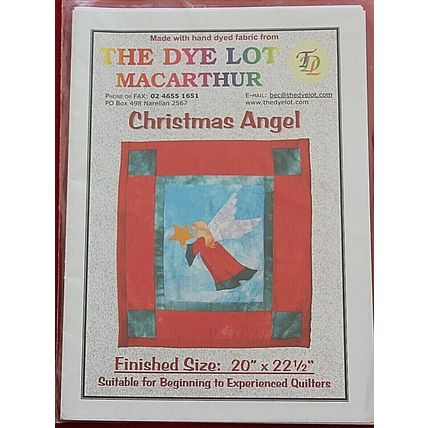 Christmas Angel Quilting Pattern by The Dye Lot Macarthur