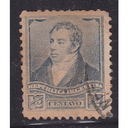 Argentina 1892 Bernardino Rivadavia 1/2c fine Used SG 142 VGC