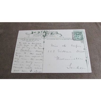 1906 fr Victoria Series Postcard - Holy Trinity Church - Folkestone, Kent