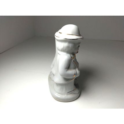 Bride And Groom Ceramic Glazed Wedding Couple Collectibles Figurine - Vintage