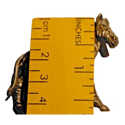 Collectible SD 2005 Pewter African Zebra 2" x 1.5" Animal Figurine Detailed