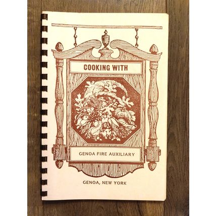 Cooking With Genoa Fire Auxiliary - Genoa, New York - VTG! 39 pgs - NICE COND!