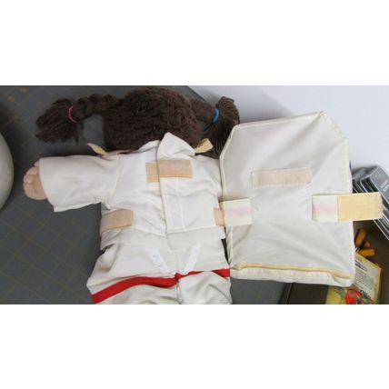 Excellent 1985 Cabbage Patch Kid YOUNG ASTRONAUT Doll GIRL COMPLETE Suit Vintage