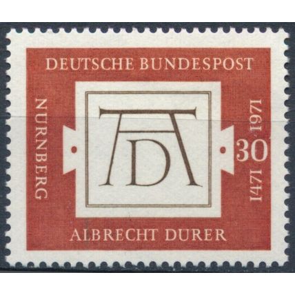 500th Birth Anniv of Albrecht Durer - West Germany 1971 - MNH - MiNr 677
