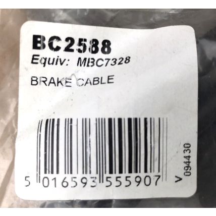 Rear Brake Cable for FORD FIESTA IV, FORD KA, FORD PUMA 95-98 : QH BC2588