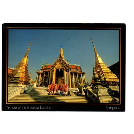 Temple of the Emerald Temple - Bangkok - Thailand - Postally Used