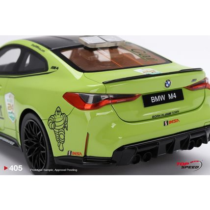 BMW M4 SAFETY CAR 2022 DAYTONA 24 HRS (RESIN) - TOPSPEED TS0405 1/18