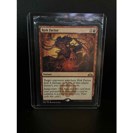 Risk Factor Guilds of Ravnica Magic: the Gathering Trading Card