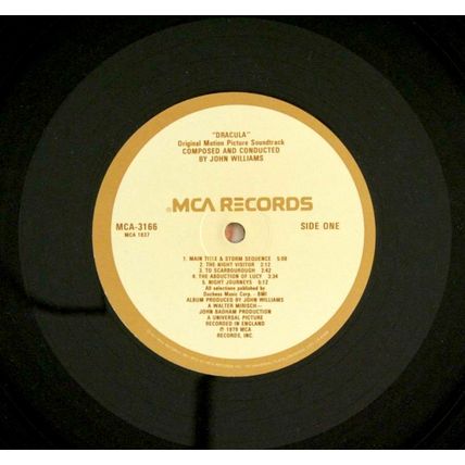 DRACULA 1979 John Williams soundtrack record album