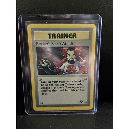 Rocket's Sneak Attack - 16/82 - Holo Rare - Unlimited Edition Team Rocket Pokemo