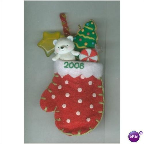 2008 Hallmark Mitten Ornament