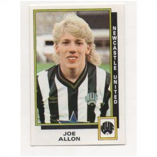Newcastle United Joe Allon No.211 PANINI Football 86 Trading Sticker