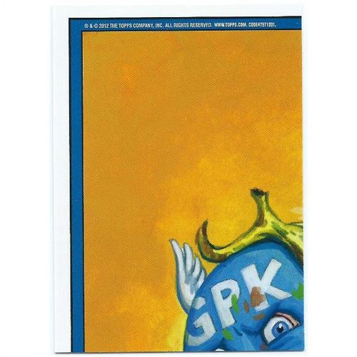 2012 Topps Garbage Pail Kids - #21a - Hank Bank