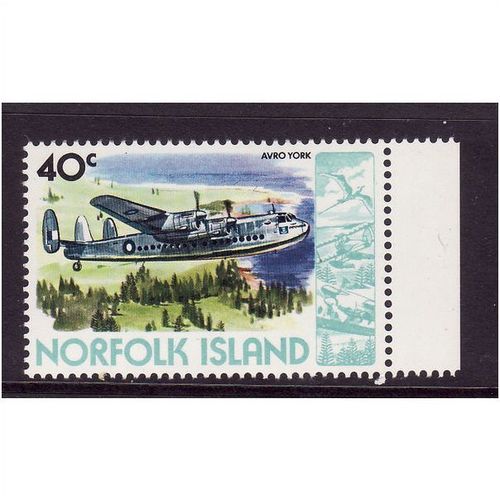NORFOLK ISLANDS 1981 SG245 40c AVRO YORK U/M MINT #3