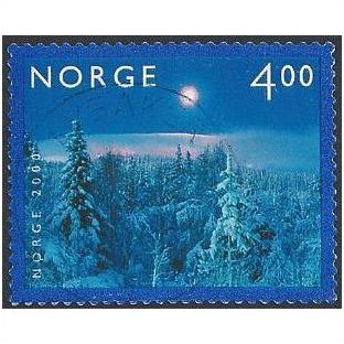 Mi 1335: 4 Kr. multicoloured The Millennium: Winter Night.