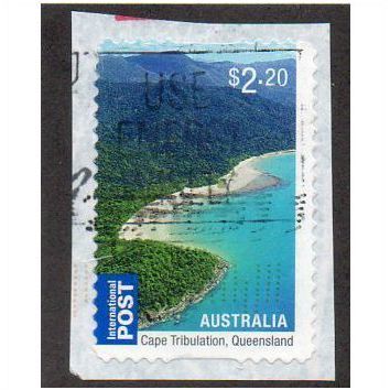 AUS 2010 $2.20 (S/A) 'CAPE TRIBULATION ' FINE USED (ON PAPER) (EBID3063)