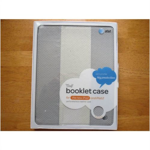 AT&T Leather Golf Case for iPad 2 & 3 (Grey)