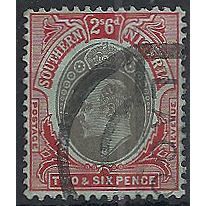 Southern Nigeria 1912 SG53 2/6d Black & Red/Blue Fine Used ...