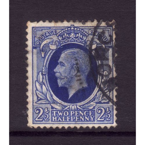 GREAT BRITAIN 1935 GEORGE V SG443 2 1/2d ULTRAMARINE FINE USED #