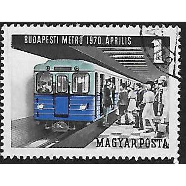 Hungary Mi 2577 A: Opening of the Budapest East-West Metro Line.
