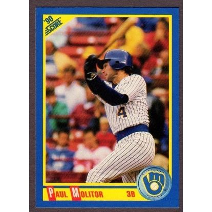 1990 Score #460 Paul Molitor - NM