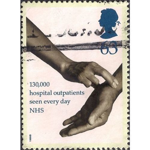 GB, 130000 daily outpatients, white 1998, 63p, #2
