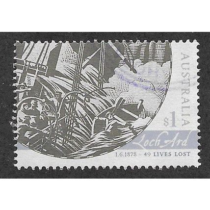 AUS 2007 $1.00 'SHIPWRECKS -LOCH ARD' FINE USED (EBID66-674)