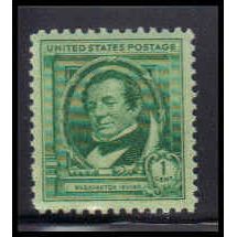 859 1c Washington Irving Fine Plus MNH KA2158