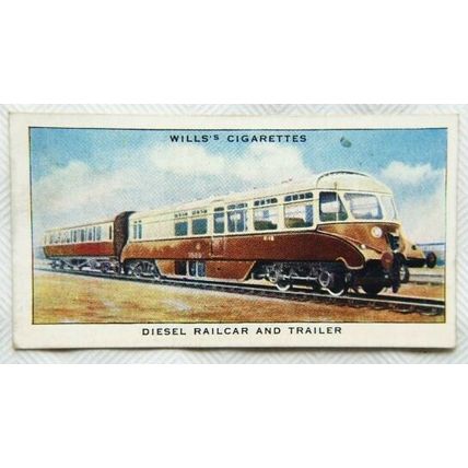 1938 Wills Railway Equipment 29 Diesel Railcar & Trailer, Great Western Railway
