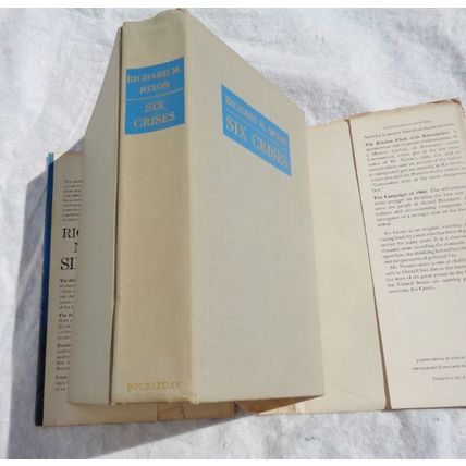Richard Nixon Six Crisis 1962 First Edition Auto Pen Signature HC