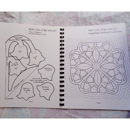 Birth Flowers Hawaiin Style Quilt Pattern Book Mary Haunani Cesar