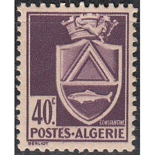 Algérie 1942 Michel 182IA Neuf * Cote (2005) 0.50 € Armoirie Constantine
