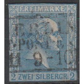 Mi: 7 used 1857 Prussia Cat € 110