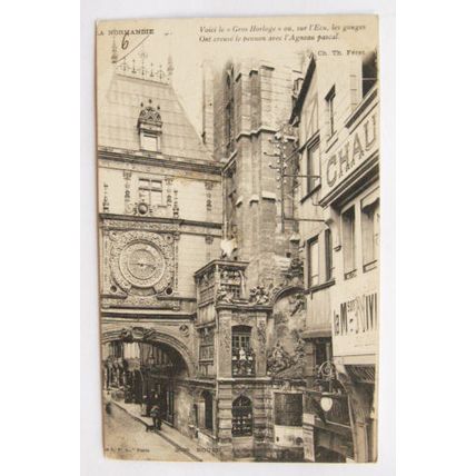 1903 postcard Rouen, La Grosse Horle
