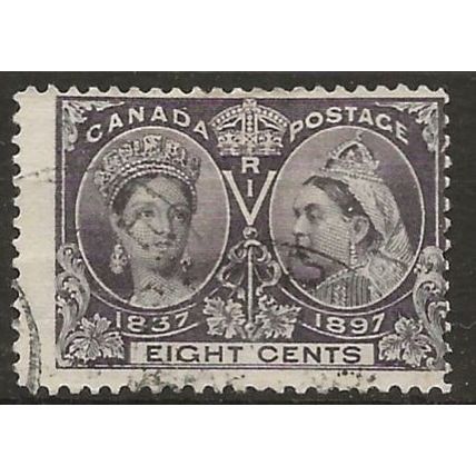 Canada 1897 SG130 8c Slate-Violet Good/Fine Used ..
