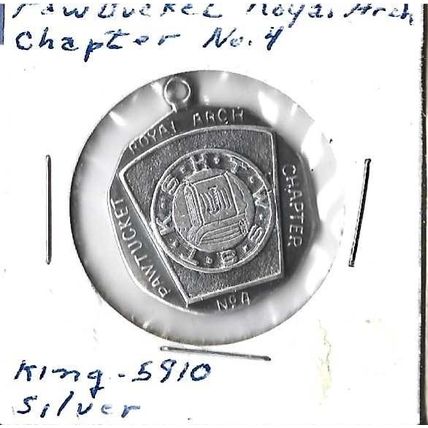 Pawtucket Royal Arch Chapter No.4 Silver Pendant