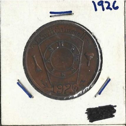 1926 John Stimmell Royal Arch Hiram Chapter#24 Suncook NH XF